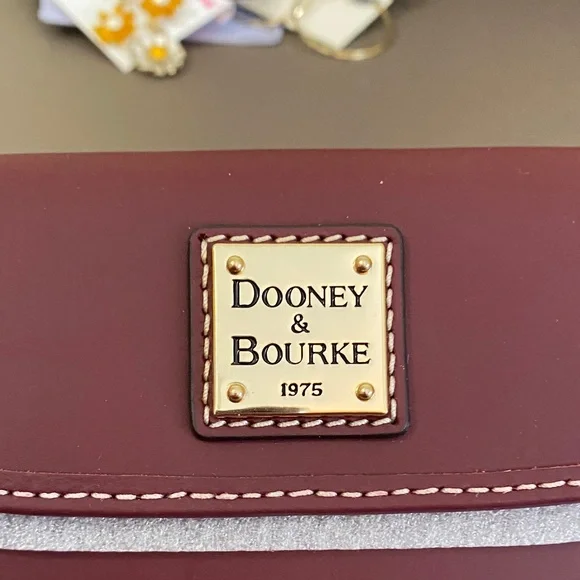 Dooney & Bourke Rich Burgundy Wallet - Picture 6 of 7